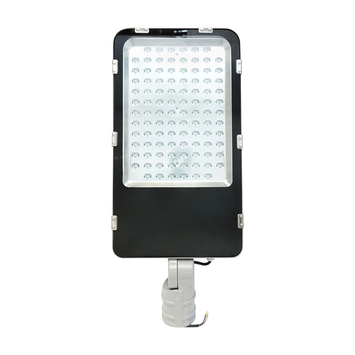 Lampada per illuminazione stradale a LED 100W, 220V, 6500K, con attacco a palo e angolo regolabile