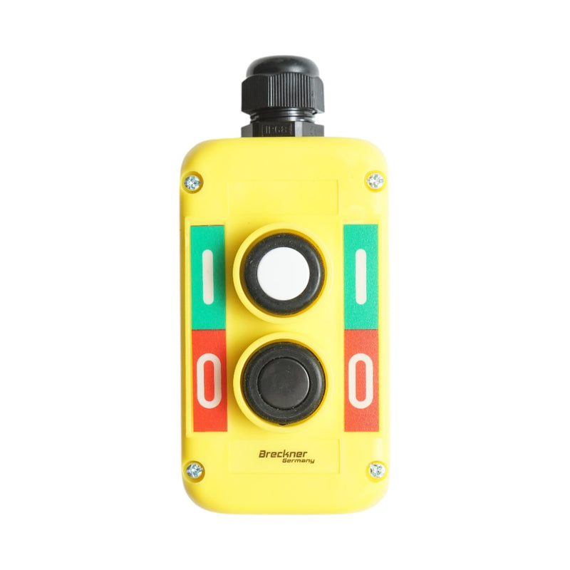 Telecomando industriale, 2 comandi (2x2NO), protezione IP54. Breckner Germany