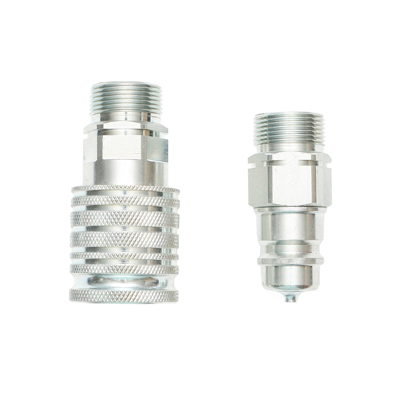 Valvola adattatrice maschio/femmina con attacco conico M26×1,5 mm e filetto esterno. Breckner Germany
