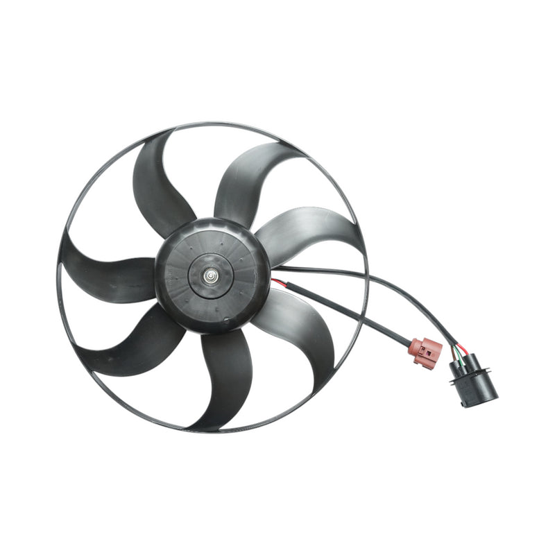 Ventilatore radiatore – Audi, Seat, Skoda Diametro ventola: 360 mm Codici OEM compatibili: 1K0959455CQ, 1K0959455DT, 1K0959455FR, 47389, 1925002220