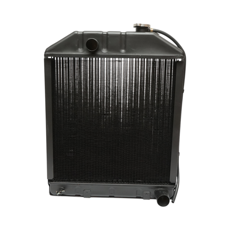 Radiatore di raffreddamento motore Ford, massa radiante a 4 file 600x480x65 mm, codice OEM 81817280, C7NN8005L, D8NN8005PA, C7NN8005E, 4826