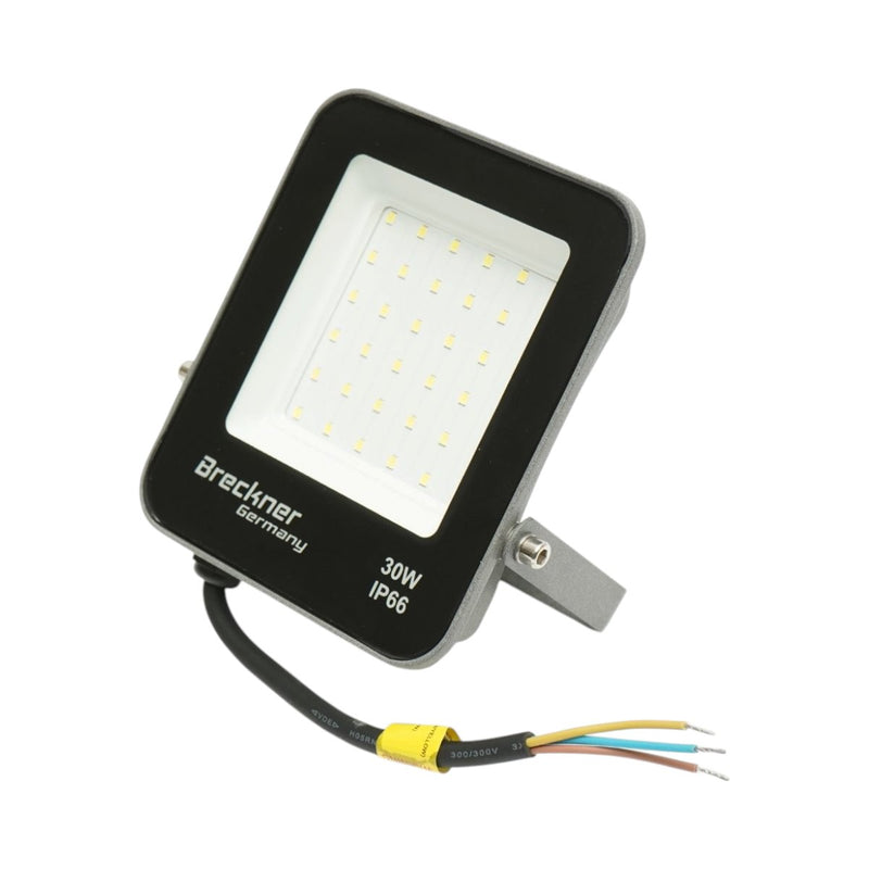 Proiettore LED 30W, 220V, 6500K, 2700lm, fascio largo, 135x115x28mm, IP66 Breckner Germany