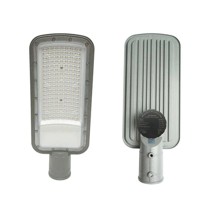 Lampione stradale LED da 100 W, 100-265 V, 6500 K, 12000 lm, montaggio su palo, 430x175x65 mm, IP65 Breckner Germany