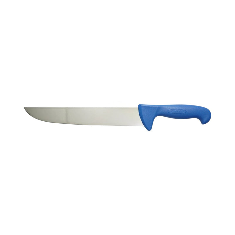 Coltello da macellaio professionale da 26 cm, lama in acciaio 5Cr15MoV, manico in nylon blu Breckner Germany