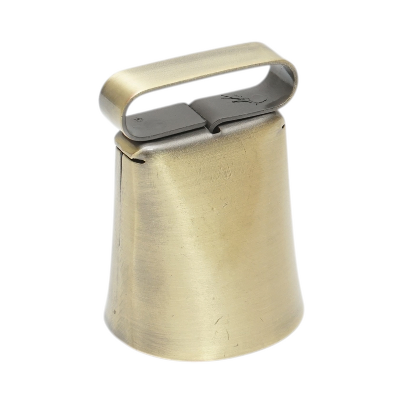 Campanaccio color oro da 3,5 cm per ovini e bovini (stile campana da mucca)