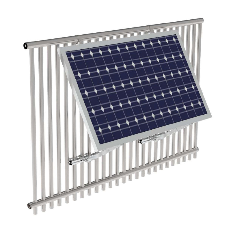 Sistema di montaggio a balcone per strutture di pannelli solari fotovoltaici
