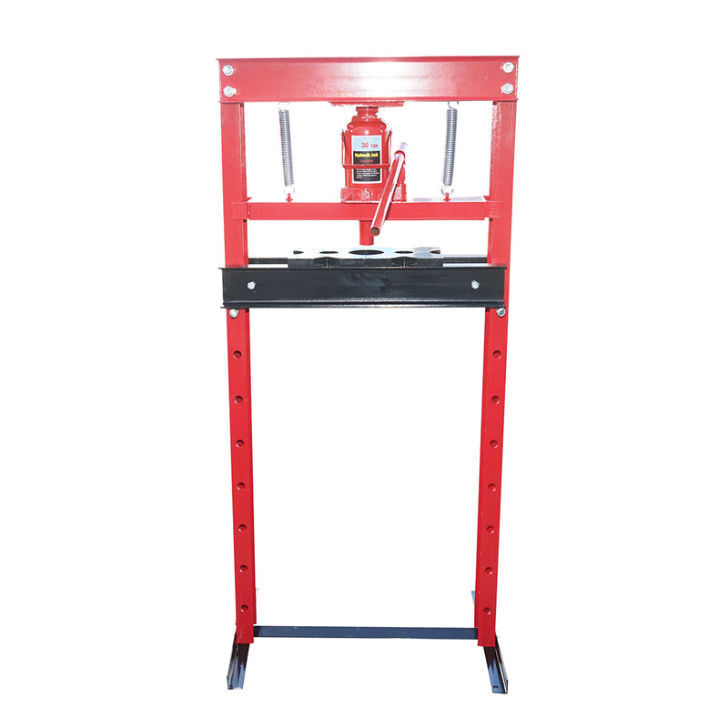 Pressa idraulica 30T, apertura regolabile 50-1050mm, corsa pistone 0-160mm
