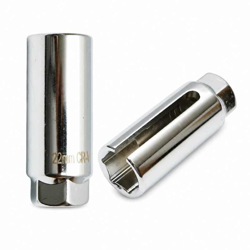 Bussola da 22 mm per sonda lambda e sensore di ossigeno, attacco da 3/8", acciaio al cromo-vanadio (Cr-V) Breckner Germany