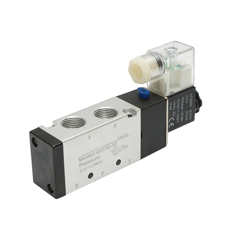 Elettrovalvola pneumatica 5 vie, 2 posizioni G 3/8, AC 220V IP65 Trattore forestale