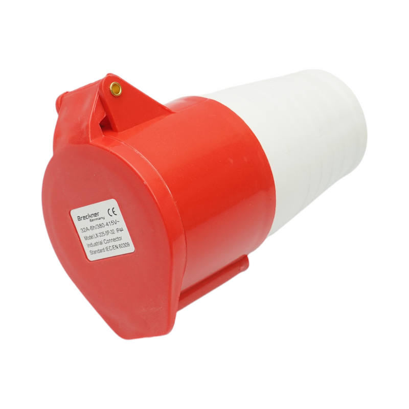 Presa industriale mobile trifase 32A, 415V, IP44, 6H Breckner Germany