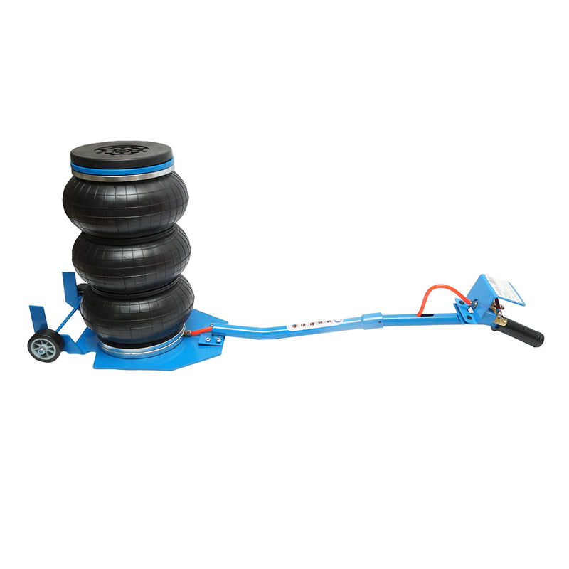 Cric pneumatico professionale con manico lungo, portata 3 t, escursione 150-400 mm Breckner Germany