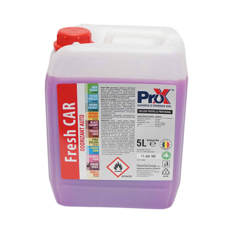 Deodorante concentrato per auto Pro-X Fresh – Noble Grape (5 L)