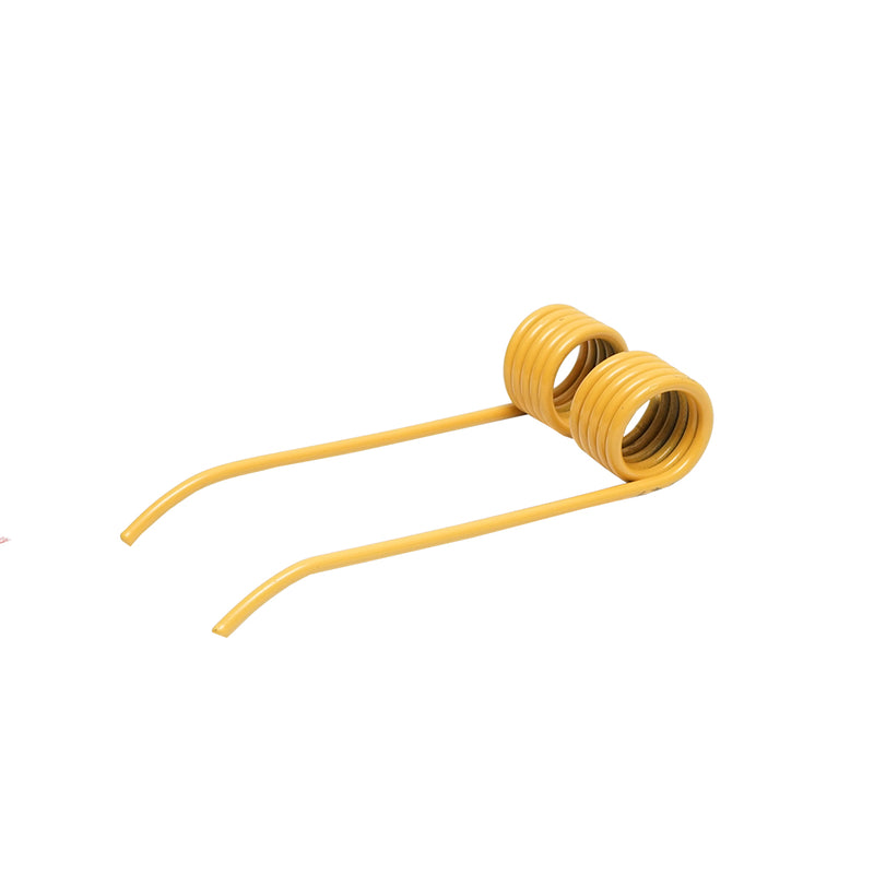 Dente pick-up (molla per pressa per balle) H = 208 mm, L = 71 mm, Ø 5 mm per New Holland, codice OEM 131673, 916031.