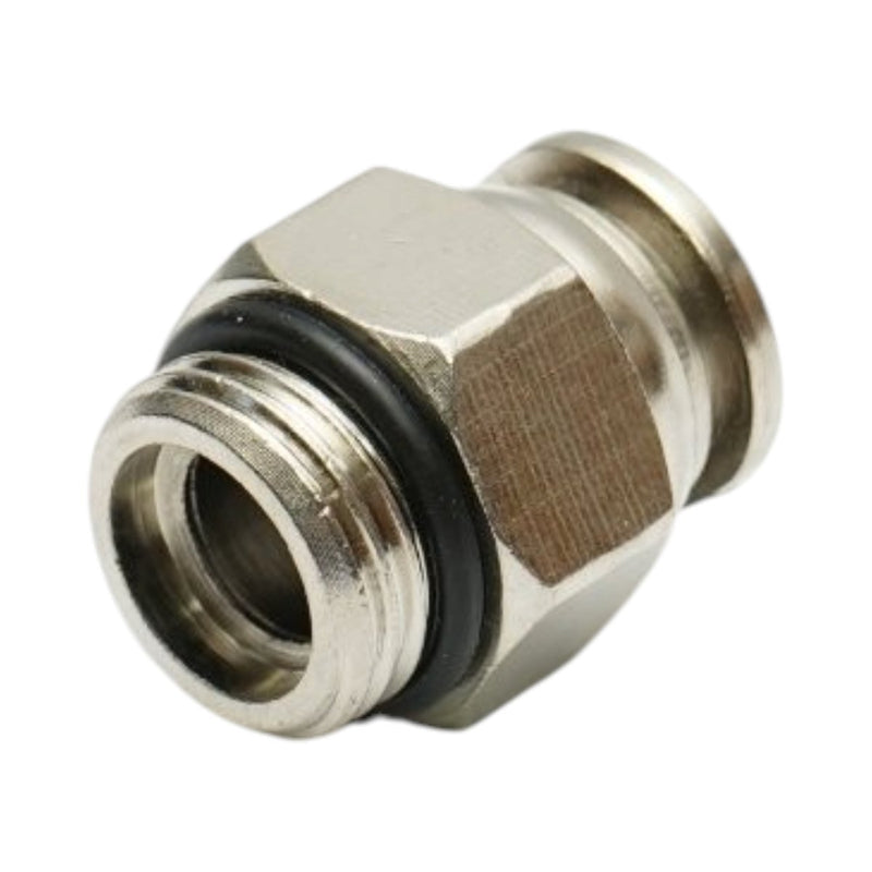 Raccordo rapido metallico diritto, 10 mm, filetto maschio M16