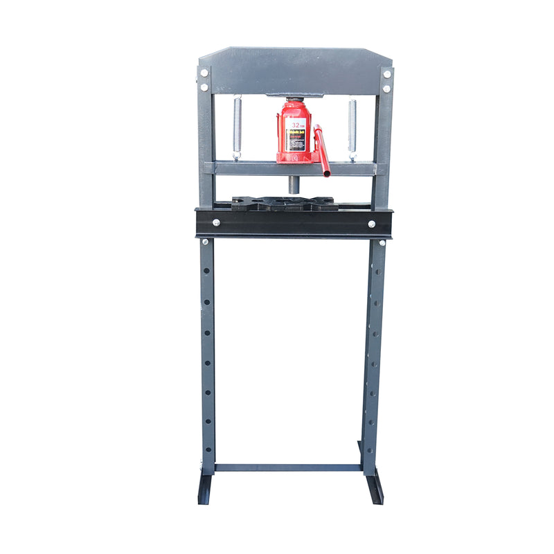 Pressa idraulica 32T, apertura regolabile 50-1050mm, corsa pistone 0-140mm