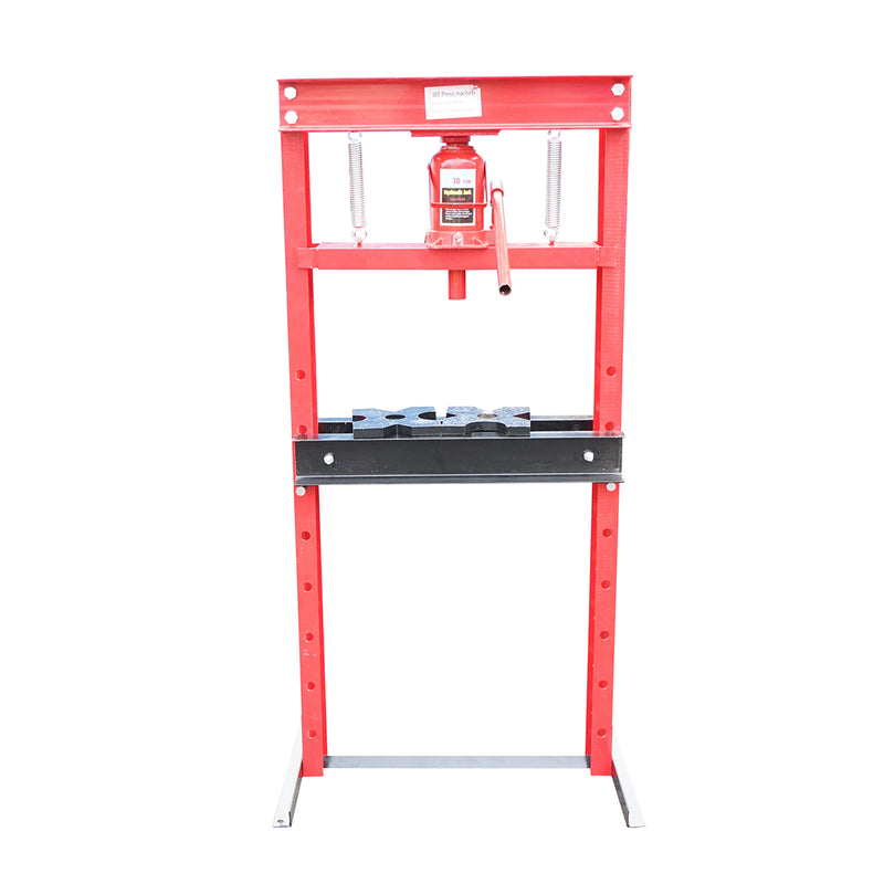 Pressa idraulica 30T, apertura regolabile 50-1050mm, corsa pistone 0-154mm