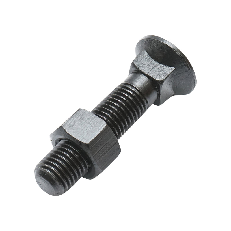 Bullone a testa tonda con sottotesta quadro e dado M16x80 mm