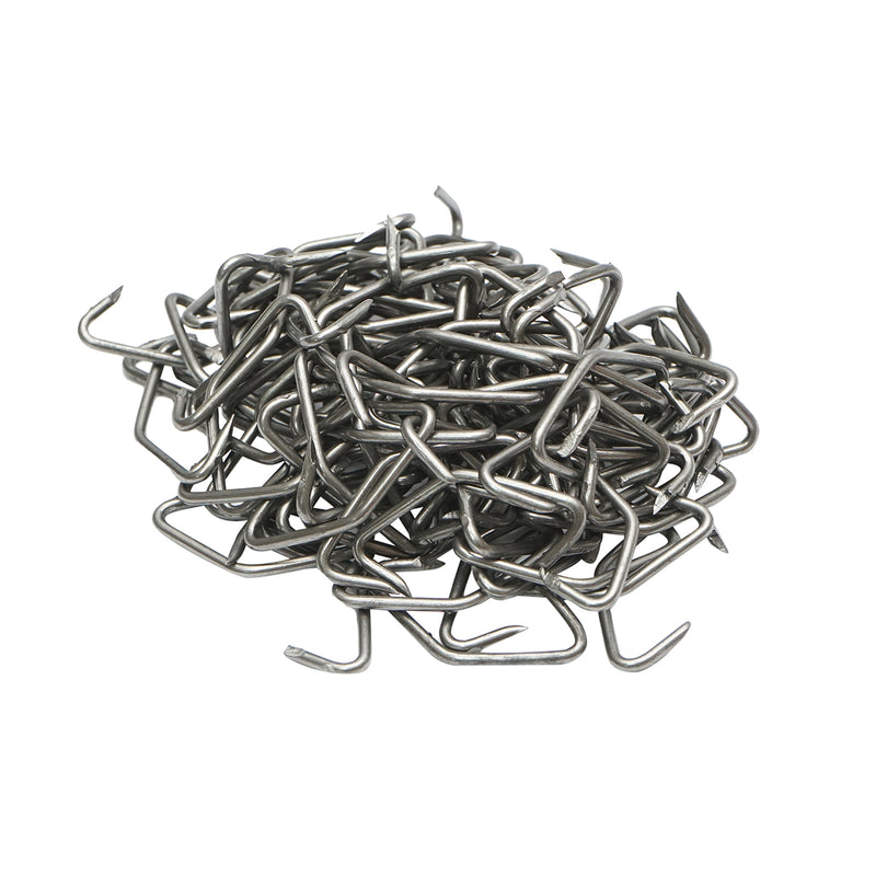 Set di 100 anelli nasali in filo metallico per maiali da 39 mm