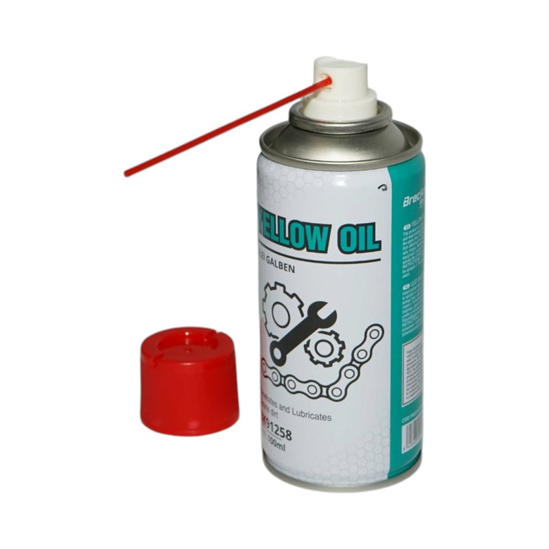 Olio lubrificante giallo spray 100ml Breckner Germany