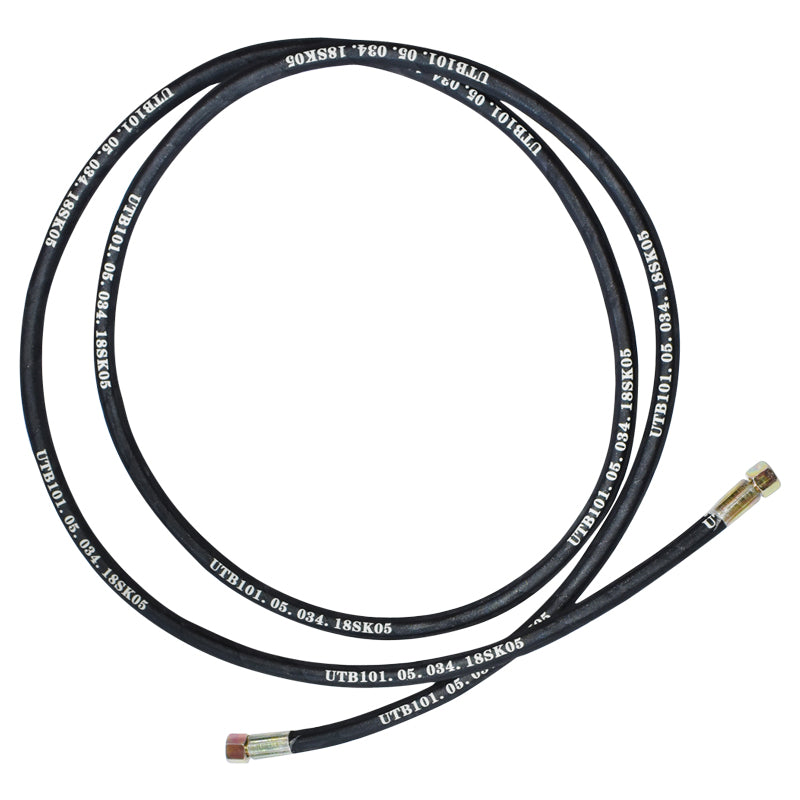 Tubo ad alta pressione 2SN DN10 con raccordi pressati idraulicamente, L = 3400 mm (riduzione M20x20)