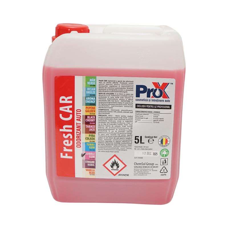 Deodorante concentrato per auto Pro-X Bubble Gum Fresh 5L
