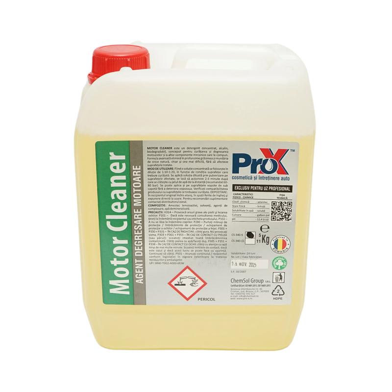 Motor Cleaner Pro-X – Soluzione professionale concentrata per la pulizia e lo sgrassaggio del motore (5 kg)