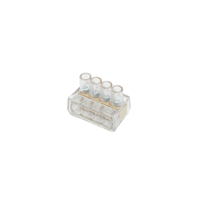 Morsettiera di fine stringa 10A 500V, 4 poli 1,5mm Leader