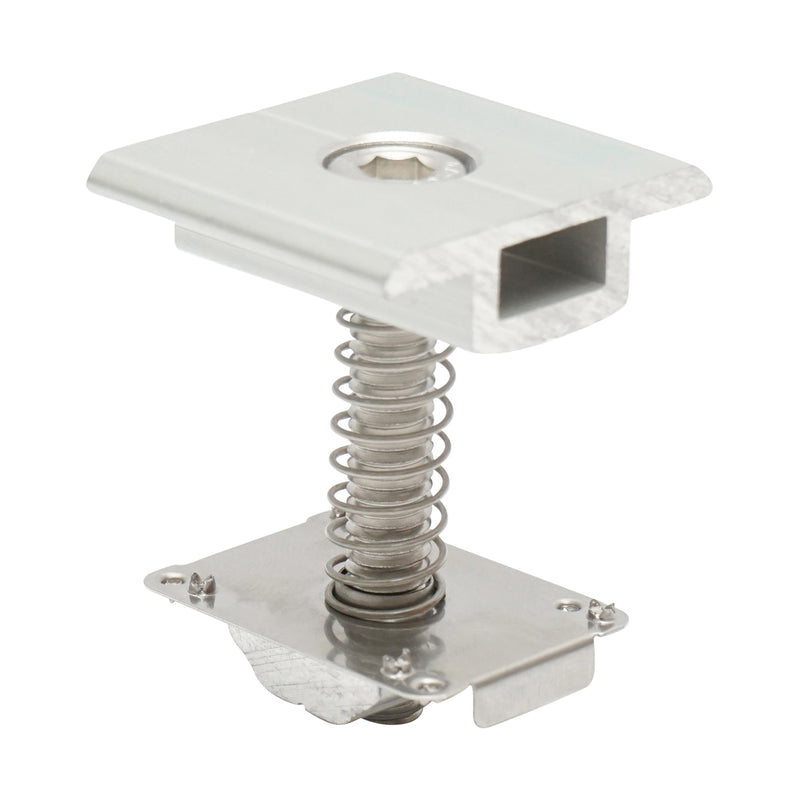 Morsetto intermedio regolabile (30–40 mm) per il fissaggio di pannelli solari fotovoltaici (Sistema A), 20 mm Breckner Germany