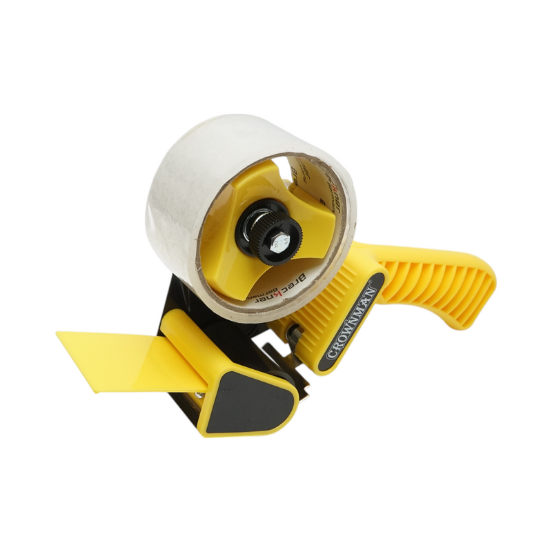 Dispenser manuale per nastro adesivo Crownman da 50 mm con taglierina per imballaggio