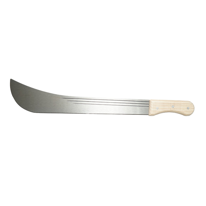 Machete in acciaio da 610 mm con manico in legno