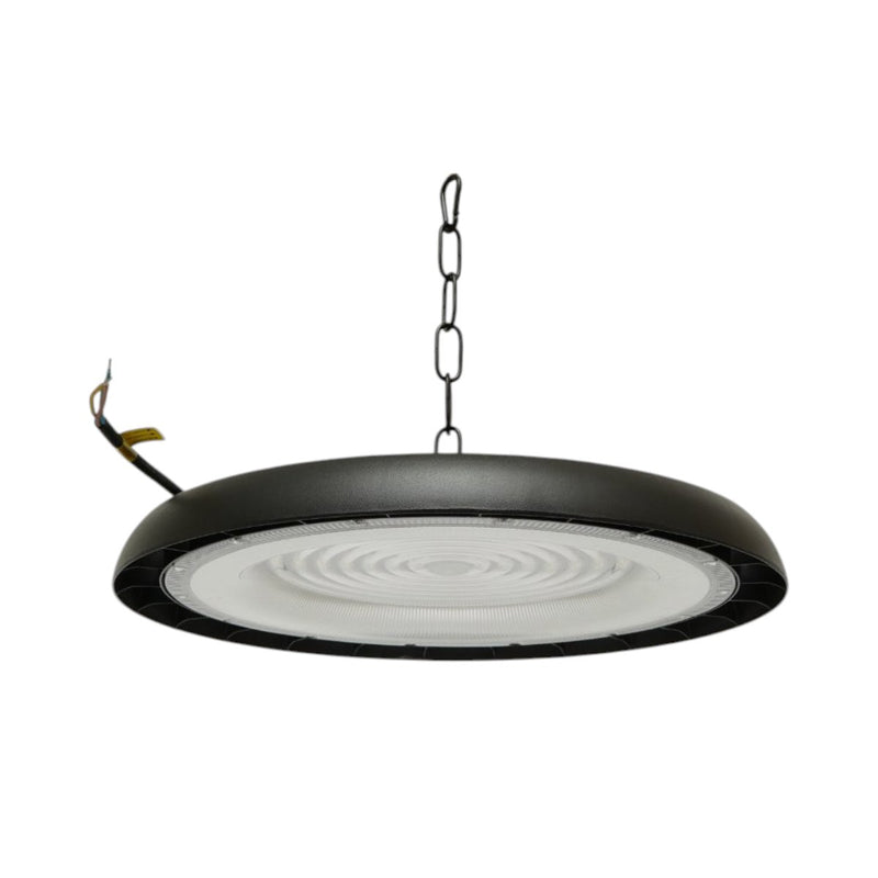 Lampada industriale a LED UFO High-Bay 200W, 100-265V, 6500K, 24000lm per capannoni e magazzini, 365x32mm, IP65 Breckner Germany