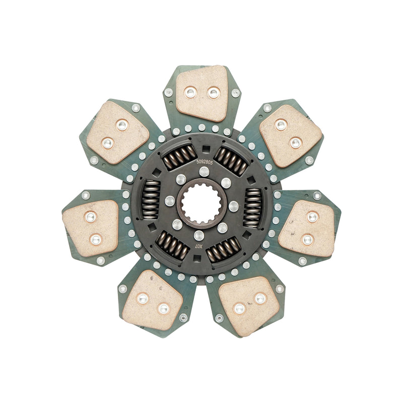 Diametro esterno disco frizione 310 mm, interno 1-40 mm, interno 2-45 mm, 16 scanalature per Fiat, New Holland OEM 5167936