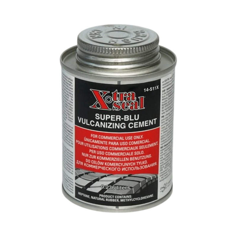 Adesivo vulcanizzante Super-Blu per riparazioni di pneumatici radiali e convenzionali, 236 ml, 14-511X, X-TRA SEAL