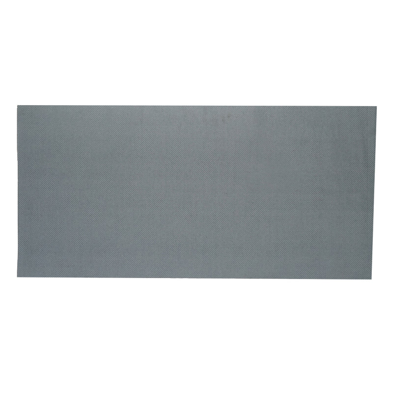 Lastra in fibra compressa con inserto metallico, larghezza 0,5 m, lunghezza 1 m, spessore 2,0 mm (grigia)