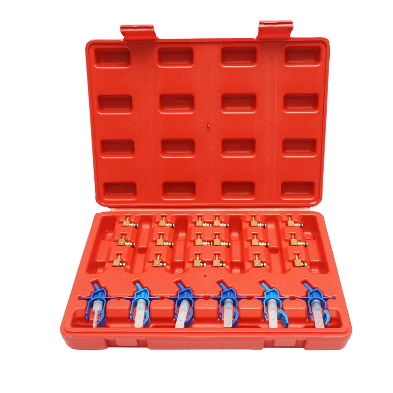 Kit di prova e pulizia degli iniettori di benzina da 24 pezzi Breckner Germany