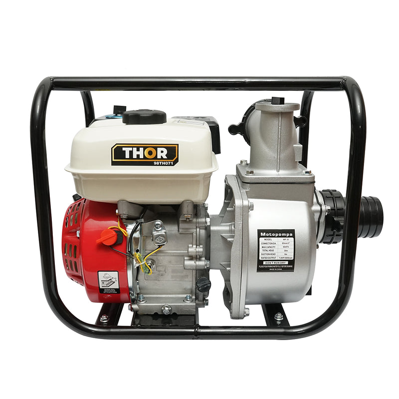 Motopompa WP30, tipo HONDA 7,5HP, 3 pollici, portata massima 60m3/h, profondità massima 8m, altezza massima 30m Thor