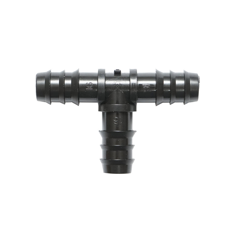 Quadrato a T, connettore per tubo di gocciolamento D16x16x16mm per sistemi di irrigazione