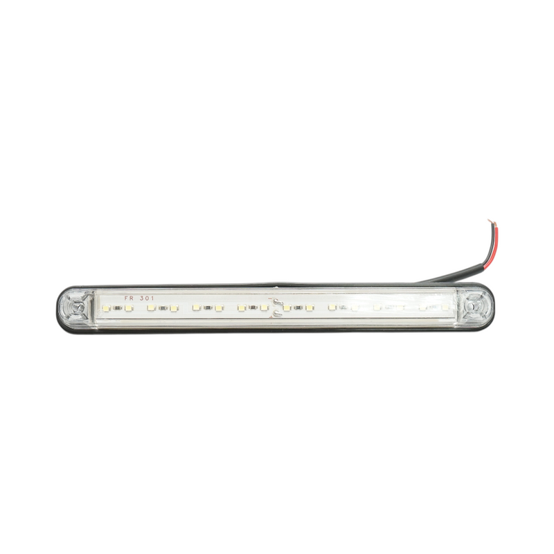 Luce di ingombro laterale a LED slim 12-24V bianca, 16 LED, 235x26,5x21 mm Breckner Germany