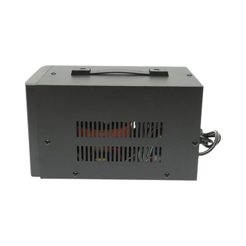 Stabilizzatore di tensione automatico 1000VA, 600W, 140-250VAC, monofase a relè, 1 presa Schuko 230V, display LCD Breckner Germany