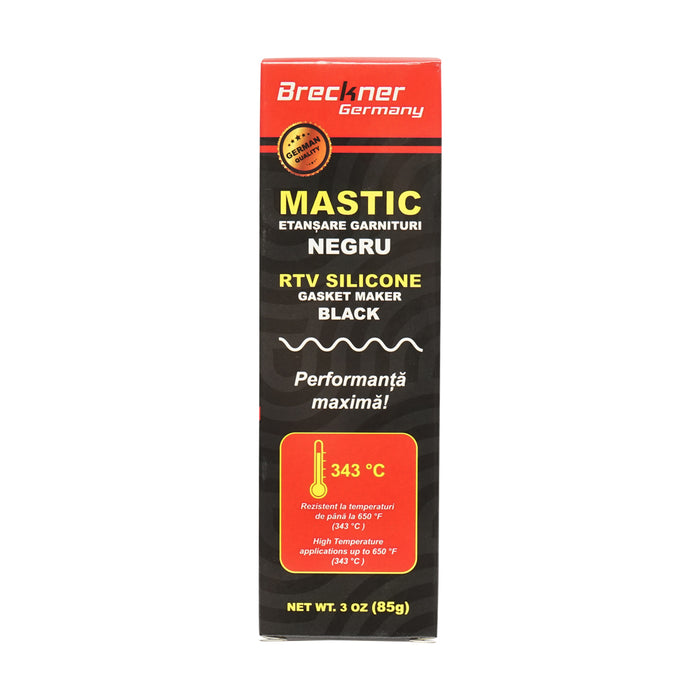 Silicone nero sigillante per guarnizioni 85g temp. alta 343 gradi