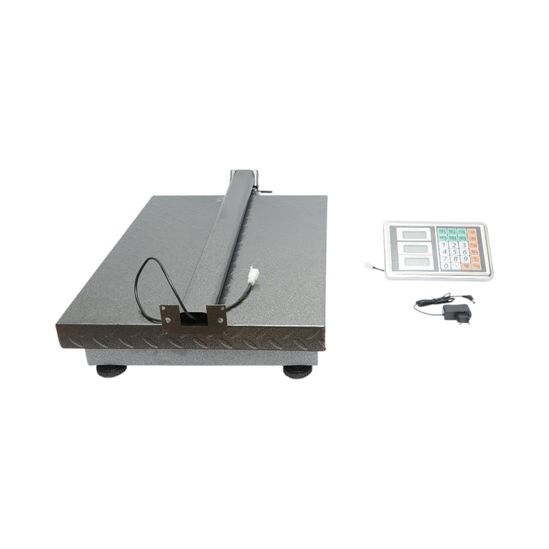 Bilancia a piattaforma elettronica da 700 kg (600x450 mm) con colonna ripiegabile e display LCD