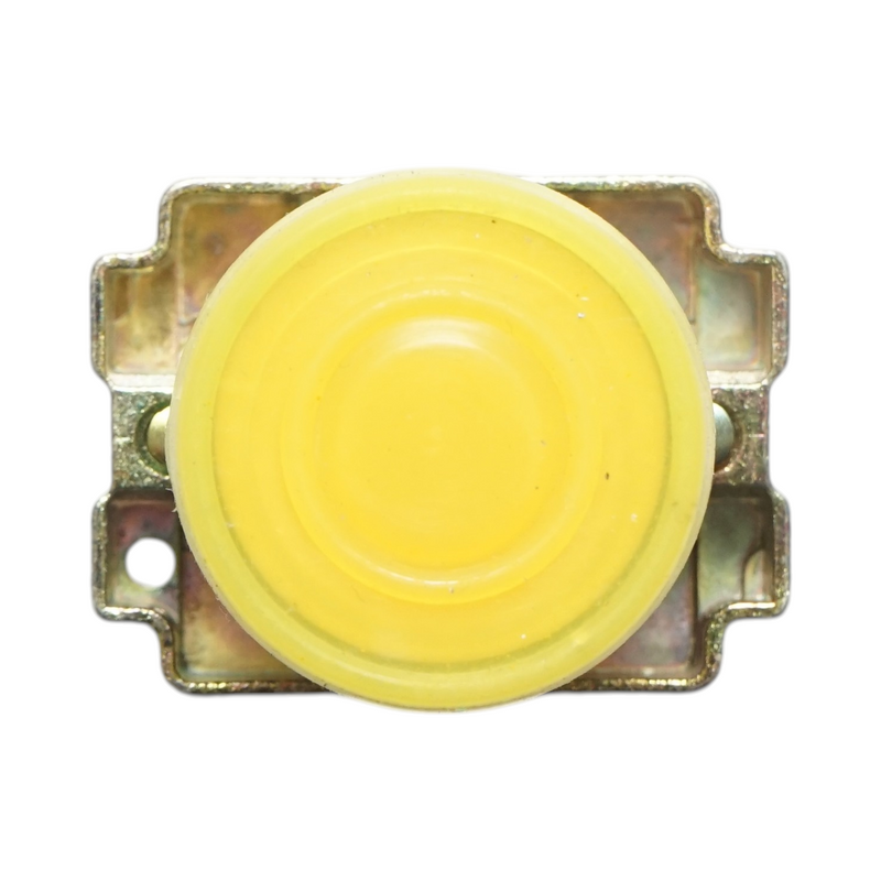 Pulsante di comando giallo con protezione IP65, 1NO, 400V/10A, LAY5 Breckner Germany