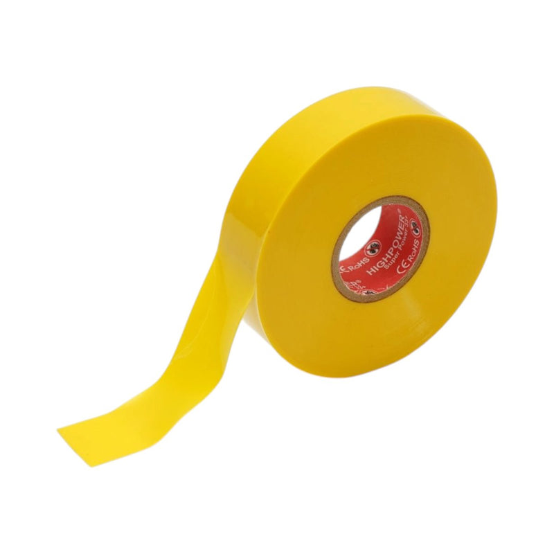 Nastro isolante in vinile giallo Premium Super Power 33+ HighPower 19 mm x 20 m