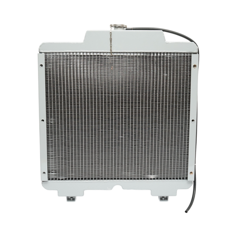 Radiatore di raffreddamento acqua per New Holland serie TD5000 e Case IH serie JX, dimensioni 615 × 555 × 98 mm, codice OEM 87681423.