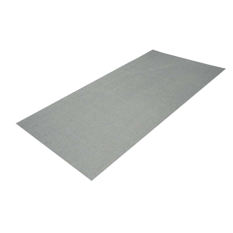 Lastra in fibra compressa con inserto metallico, larghezza 0,5 m, lunghezza 1 m, spessore 1,5 mm (grigia)
