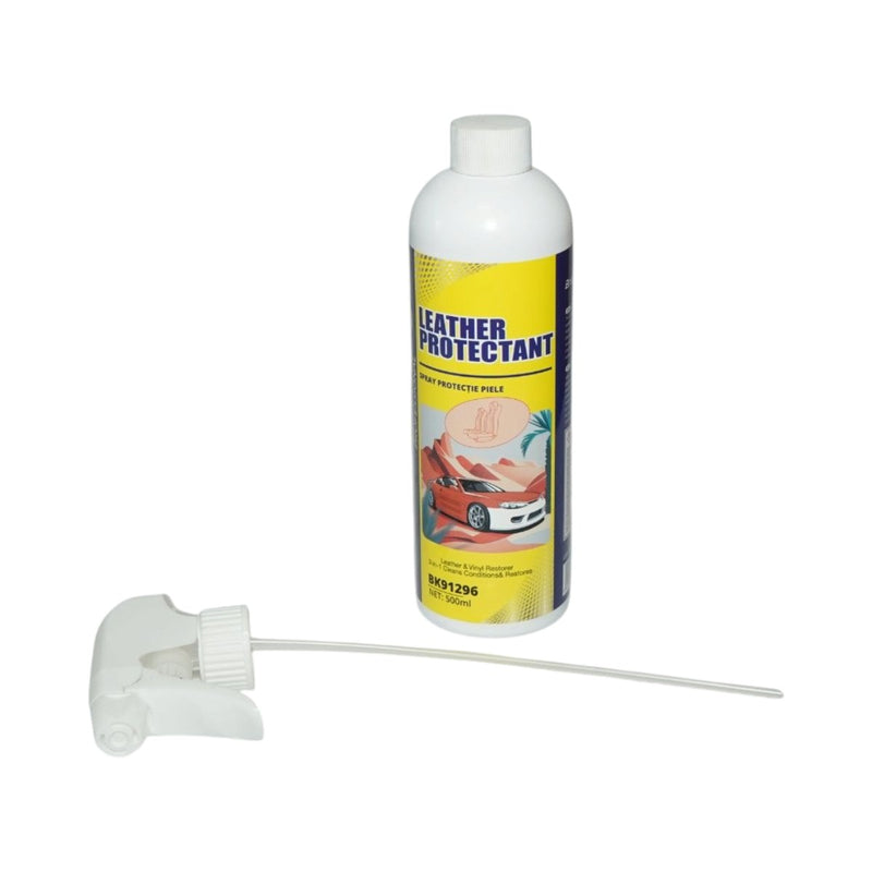 Spray protettivo 3-in-1 per pelle e vinile: pulisce, nutre e ripristina – Protettivo per pelle 500 ml Breckner Germany