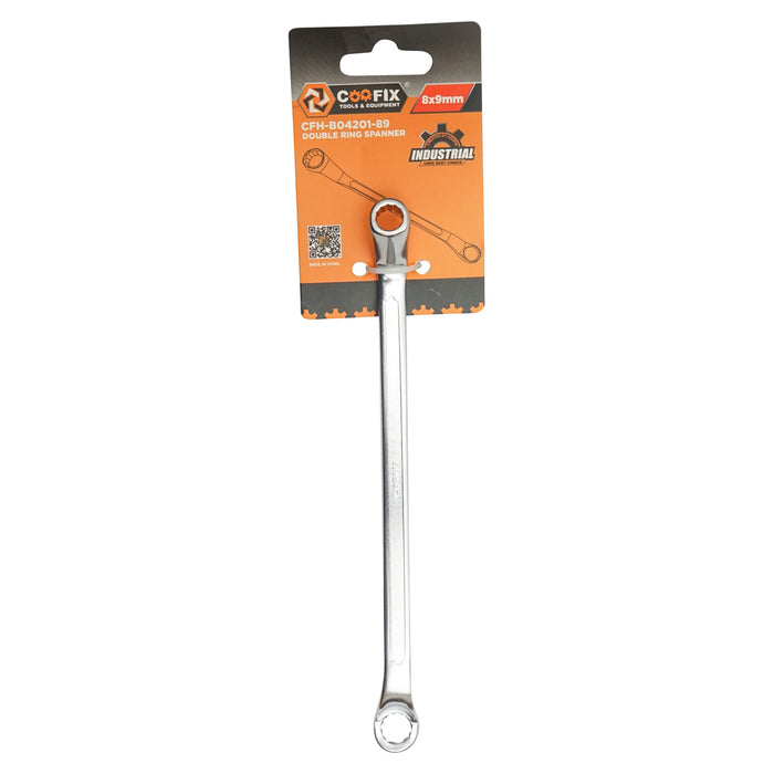 Chiave a cricchetto doppia 8x9 mm professionale Coofix