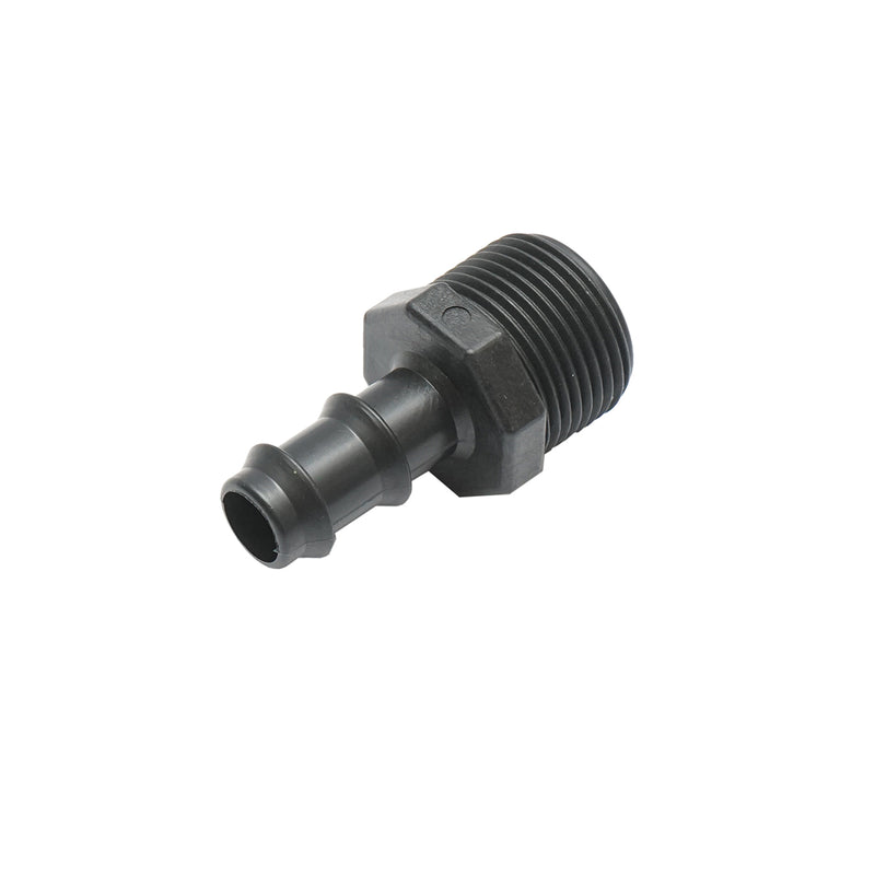 Raccordo per tubo di gocciolamento D16mm con filettatura esterna 1/2" per tubo, tubo di irrigazione.