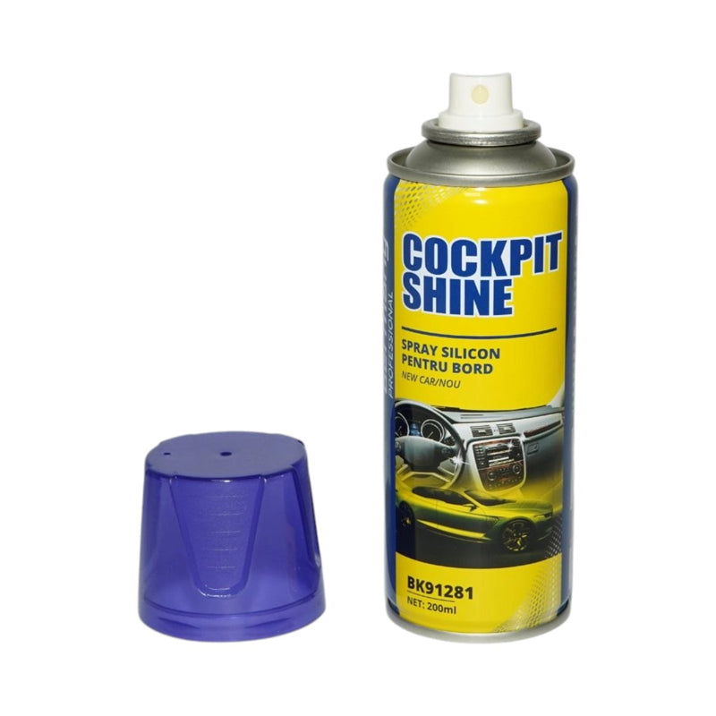 Spray siliconico antistatico per cruscotto profumo "Auto Nuova" 200 ml. Breckner Germany