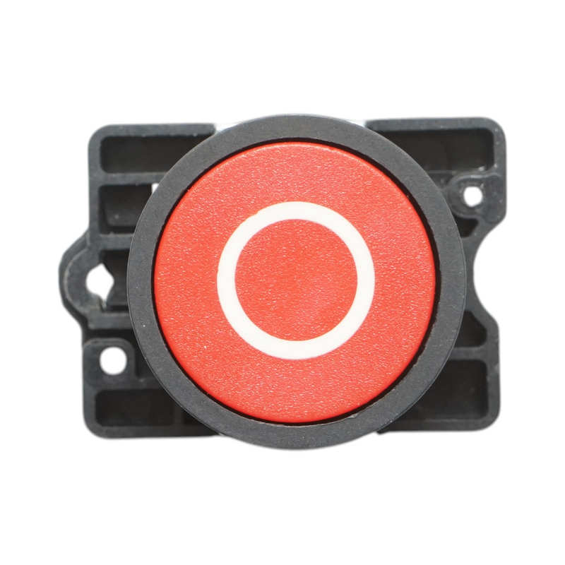 Pulsante di arresto (STOP) rosso a ritorno automatico, 1NC, 400 V/10 A, LAY5 Breckner Germany